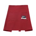 thumbnail image 1 of Delantal impermeable corto semiunisex con bolsillo frontal, 1 of 2