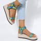 thumbnail image 4 of Sandalias de playa con cuña nueva para mujer Wmkox8yii  nm7066, 4 of 9