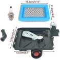 thumbnail image 5 of For Lawn Mower Carburettor Carburetor Filter Cleaner Primer For Base For Brigg For Stratton 498170 799872 694202 497586 498254 790821 799868 For Small, 5 of 5