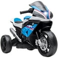 thumbnail image 1 of Aosom 6V Kids Electric Ride-On Motorcycle Toy for 18-60 Months, Blue, 1 of 10