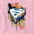thumbnail image 2 of Superman Urban Shields Women's T Shirt, Pink, Small, 2 of 6