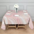 thumbnail image 3 of Pink Gold Wave Marble Square Tablecloth,Waterproof Square Table Cover,Wipeable Spillproof Washable Table Cover for Home Kitchen Party Decor 60"x60"(152x152cm), 3 of 6