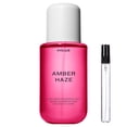 thumbnail image 1 of PHLUR Amber Haze Body Spray 3 FL OZ/90ml + 10ml Travel Atomizer – Amber Saffron Vanilla Hair & Body Mist for Women & Men – Long Lasting Refillable Body Spray Set, 1 of 4