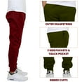 thumbnail image 2 of Galaxy by Harvic 3-Pack Mens Slim Fit Fleece Jogger Sweatpants (S-2XL), 2 of 4