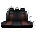 thumbnail image 6 of OTOEZ Universal PU Car Seat Covers Full Set 5 Seats Leather Front and Rear Bench Backrest Cushion Protector Fit Most Honda Toyota Chevy Ford Nissan Trucks SUVs, 6 of 6