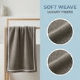 thumbnail image 3 of Unique Bargains Ultra Soft Highly Absorbent Coral Fleece Bath Towel Dark Grey 63" x 31", 3 of 8