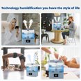 thumbnail image 4 of Mistvibe 6L Ultrasonic Cool Mist Humidifier for Bedroom Large Room, 3‑Level Mist, 360° Rotatable Nozzle, Quiet Humidifier for Home Office Nursery White, 4 of 8