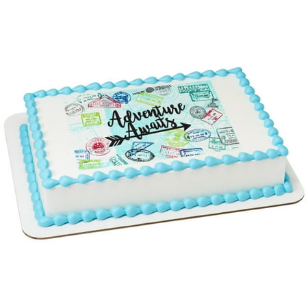 Adventure Awaits Cake Topper Adventure Awaits Cake Topper