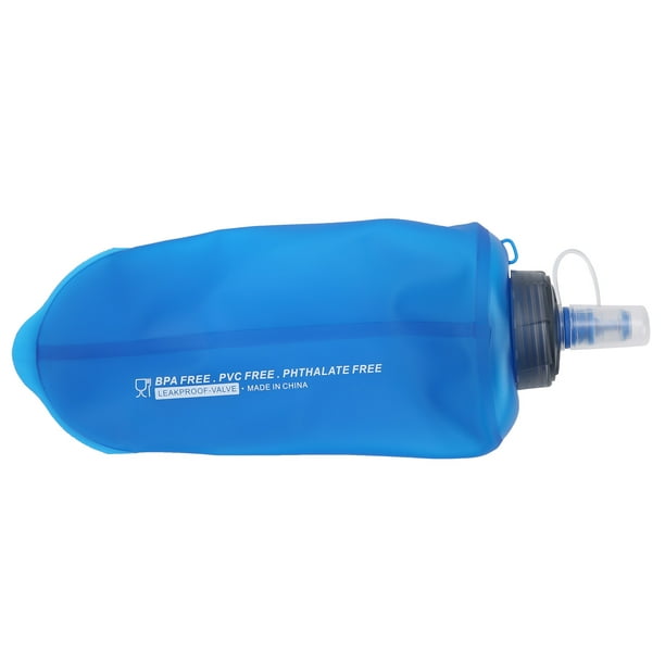 BETOY Bouteilles d'eau Pliable Ensemble, 550ML Bouteille d'eau en  Silicone,Bouteille d'eau réutilisable Flexible Pliable pour la  randonnée,Les