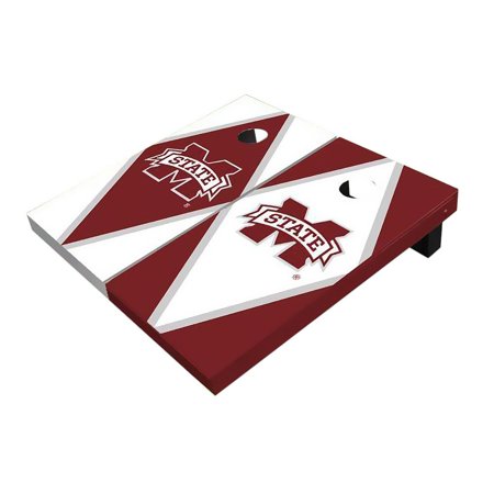 Skip's Garage Mississippi Alternating Diamond Solid Wood Cornhole Board Set