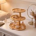 thumbnail image 3 of Rustic 3 Tier Heart Shaped Wooden Serving Platters, 3 Heart shape Tier Charcuterie Boards Fall Wood Serving Trays Decorative Wood Snack Dish Plates for Holiday Housewarming Presents, Heart, 3 of 7