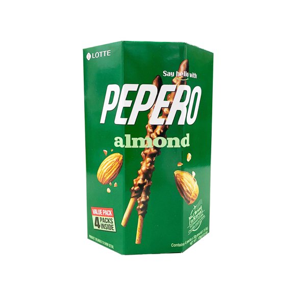 Lotte Pepero - Cookie Sticks Family Pack - Almond 128 g