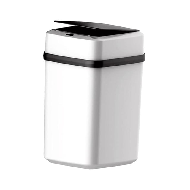 Rectangular Kitchen Waste Rubbish Trash Can Bins - Lids, Automatic Motion Touchless Dustbins,Home Kitchen And Can , Kick Touch
