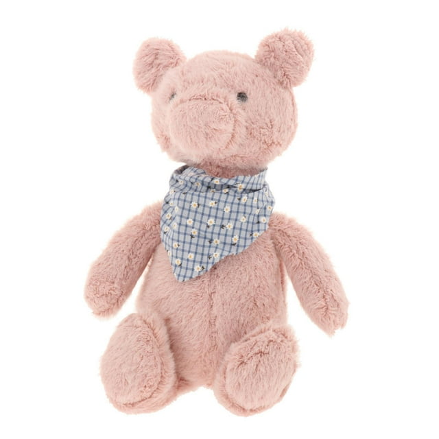 Muñeco de peluche de 35 cm, suave, bonito y portátil, para coche, casa, sofá, decoración Cerdo rosa
