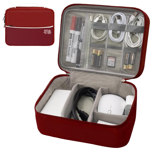 Organizador de electrónica Miavers Travel Cord, impermeable, de nailon