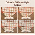 thumbnail image 7 of Design&I 3'x5' Washable Area Rug Checkered Lattice Neutral Tan Dotted Grid Plaid Beige Terracotta for Home Office, Hallway, Low Profile & Durable Daily Traffic Ready, 7 of 7