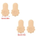 thumbnail image 5 of 5 Pairs Super Thin Breathable Nipple Pasties With Elastic Lift For Support Hypoallergenics Women's Petals Covers, 5 of 17