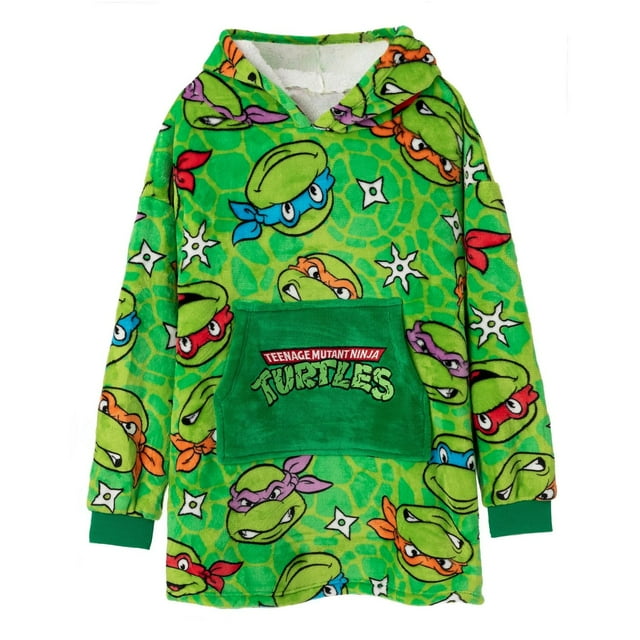 Les Tortues Ninja Couverture à Capuchon pour Garçons