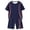 Z03-Navy, variant on Nwiuh Boys Sport Outfit Summer Clothing Sets Casual Short Sleeve Shirts Round Neck T Shirts Shorts Sets (White, 11-12)