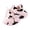 Pink, variant on Toddler Chunky Sneakers, Kids Hook and Loop Athletic Shoes, Toddler Girl Slip On Shoes Toddler Running Shoes Athletic Shoes Lightweight Breathable Tennis Sports Sneakers, Pink US-9C/EU-25