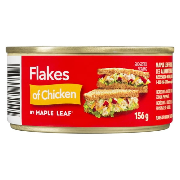Flocons de poulet de Maple Leaf 156 g