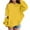 Yellow, variant on Kiijoy Toddler Girls Halloween Hoodie Cute Printed Pullover Hooded Sweatshirt, Sizes 2-3