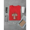 thumbnail image 3 of Mushroom With Leaves T-Shirt Men -Image by Shutterstock, Male XX-Large, 3 of 4