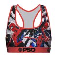 thumbnail image 1 of Spider-Man Radial Tie-Dye PSD Sports Bra-XSmall, 1 of 1