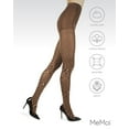 thumbnail image 6 of MeMoi Wild Side Cotton Sweater Tights - Womens - Female (Small/Medium, Coffee Bean), 6 of 7