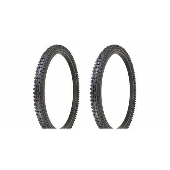 Two Bike Tire 26 x 1.95 Black/Black Side Wall R-4109. Bicycle tire,Bike tire.