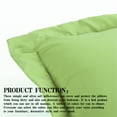 thumbnail image 4 of NTBAY 2 Pack Microfiber Queen Pillow Shams, Ultra Soft and Breathable Oxford Pillowcases with Envelope Closure, 20" x 30", Sage Green, 4 of 5