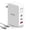 White Classic, variant on iHome 140W GaN Wall Charger, 3 USB-C PD Ports & 1 USB-A, 4-Port Fast Charging, Laptop Adapter