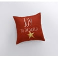 thumbnail image 3 of Joy to the World | Red Throw Pillow | Home Decor | Christmas Pillow Cover | Christmas Décor | Red Throw Pillow | Luxury Home Decor | Mom Gift, 3 of 6