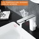 thumbnail image 3 of Grifos de Baño de Sensores Inteligentes Grifos de Lavabo de Baño con Pantalla Digital de Temperatura Grifo de Lavabo Grifo de Cascada, 3 of 10