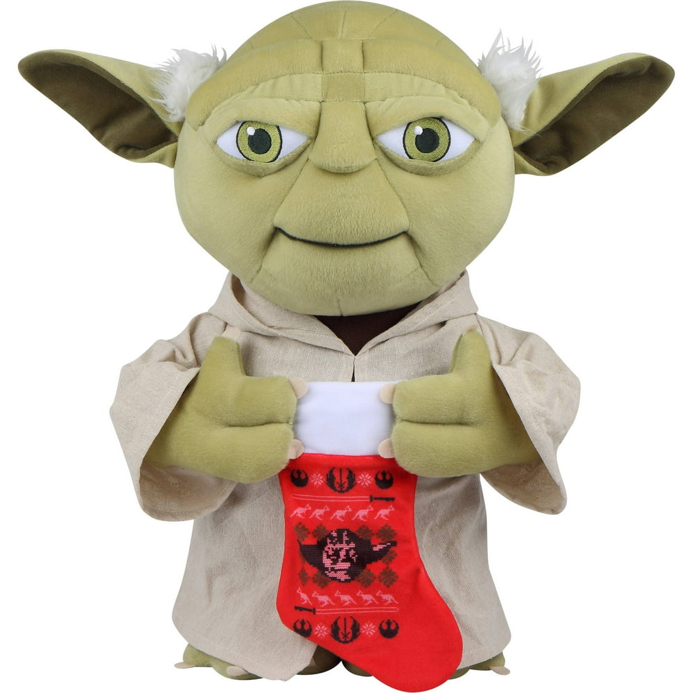 stuffed christmas yoda