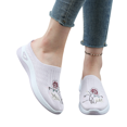 thumbnail image 2 of YOUYEDIAN Mules for Women Versatile Round Toe Comfy Fashion Floral Print Flats Casual Backless Sport Soft Walking Shoes, 2 of 5