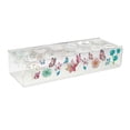 thumbnail image 2 of Florero Rectangular Florero Acrílico Transparente Florero Largo Arreglo Floral Para Escritorio, 2 of 9