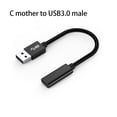 thumbnail image 4 of Tholdsy Adaptador Convertidor regresivo Aluminio Nylon Cables duraderos de larga duración Computadora liviana Disco en U Tabletas Electrónica USB3.0, 4 of 6