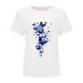thumbnail image 5 of Womens T Shirts Crew Neck Short Sleeve Summer Tops Casual Basic Tees, 5 of 6