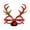 B, variant on Vikakiooze 2023 Christmas Ornaments Adult Children Antlers Santa Claus Decoration Glasses Christmas Decorations