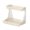 Clear, variant on Compact Cosmetic Storage System Stackable Waterproof Shelves For Countertop Organization