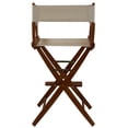 thumbnail image 2 of American Trails Extra-Wide Premium 30" Director's Chair Mission Oak Frame Natural Canvas, Bar Height, 2 of 6