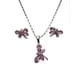 thumbnail image 2 of COLLAR DE LIBELULA ROSA DE PLATA Y ARETES, 2 of 4