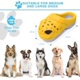 thumbnail image 3 of shiyou-Rugged Durable Yellow Slipper - Aggressive Dog Chew Toy Puppy Essentials Chewers Interactive, 3 of 4
