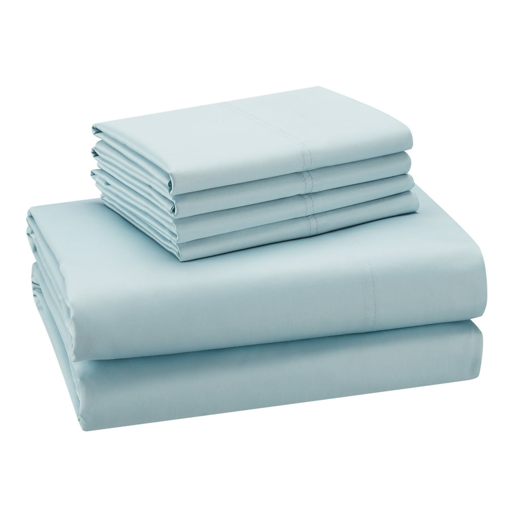 Hotel Style 1200 Thread Count Cotton Rich 6-Piece Sheet Set, Teal Color ...