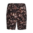 thumbnail image 5 of Naloa Coffee Bean Men's Short Pajama Pants, Lounge Comfort Shorts with Elasticized Waistband and Side Pockets - XX-Large, 5 of 9