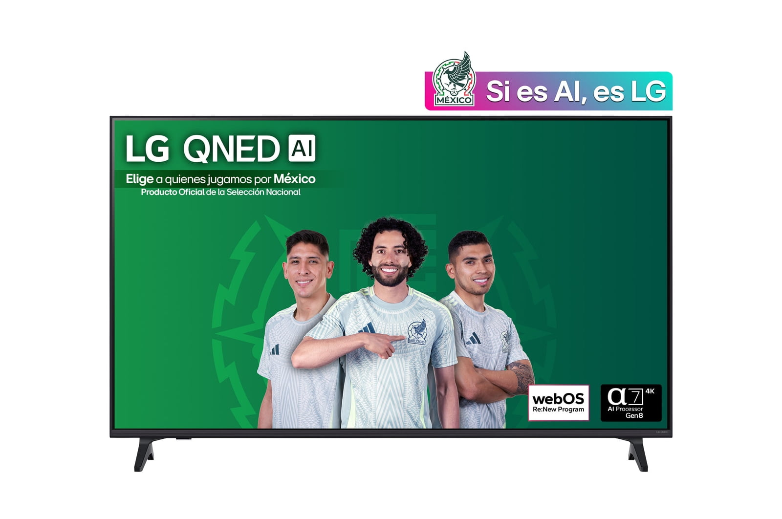 Pantalla SMART TV LG 55 pulgadas QNED AI QNED73 4K 2025