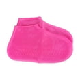 thumbnail image 4 of Fundas impermeables de silicona para zapatos, fundas de goma para zapatos contra la lluvia, protectores para zapatos de ciclismo M rojo, 4 of 9