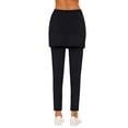 thumbnail image 3 of felwors Skirted Leggings for Women Tennis Golf Skorts Capris Gym Yoga Athletic Skirt with Leggings Stretchy Running Clothing Black for Size S, 3 of 8