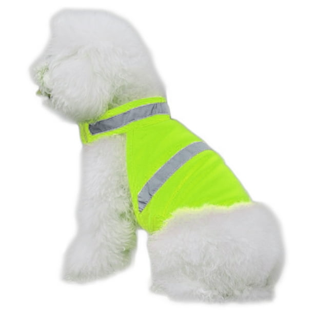 Reflective Pet Vest Night Safety Fluorescent High Visibility Pet Coat ...